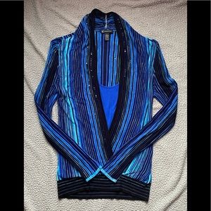 INC Long Sleeve Striped Sweater